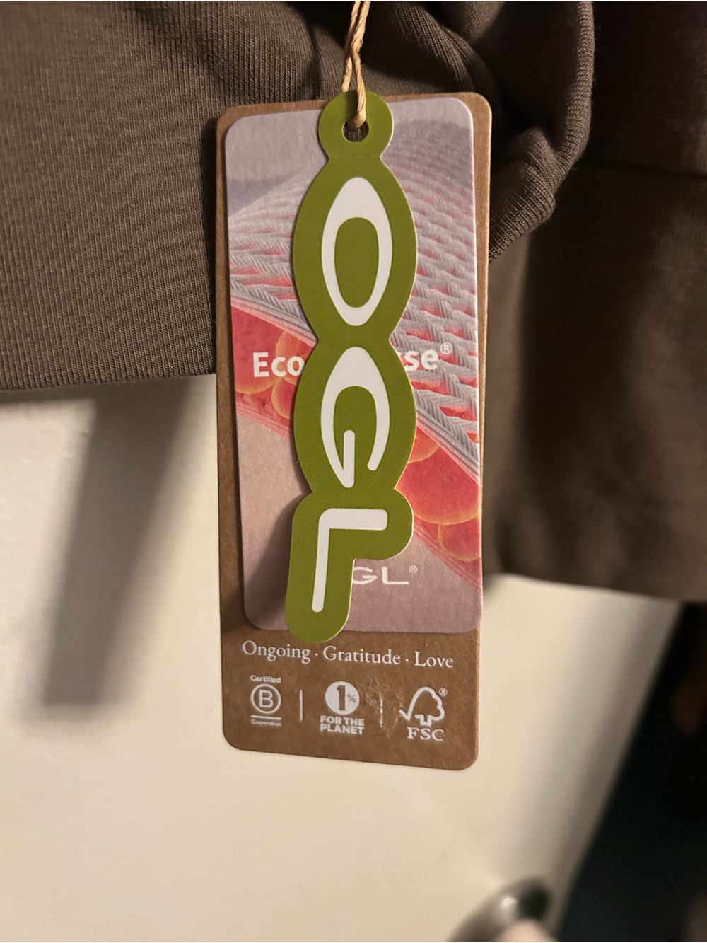 OGL Brown V-Neck Pullover Top - Picture 4 of 4